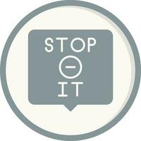 Stop It Vector Icon