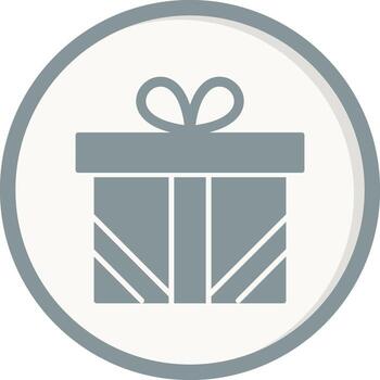 icono de vector de regalo