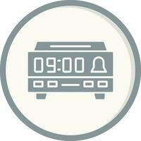 Digital Clock Vector Icon