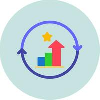 Continuous Improvement Vector Icon