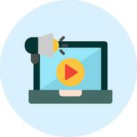 Video Marketing Vector Icon