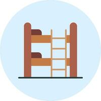 Bunk Bed Vector Icon