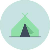 Tent Vector Icon