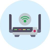 icono de vector de enrutador wifi