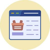 Online Shopping Vector Icon