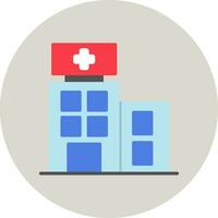 icono de vector de hospital