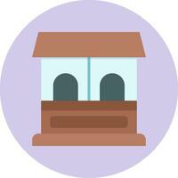 Ticket Office Vector Icon