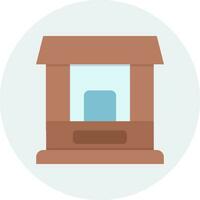 Ticket Window Vector Icon