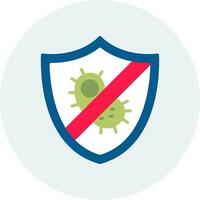 antibacteriano vector icono