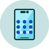 Pattern Lock Vector Icon