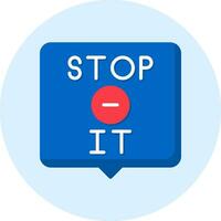 Stop It Vector Icon