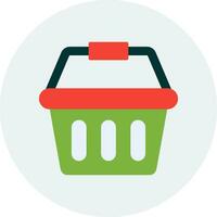 Shopping Basket Vector Icon