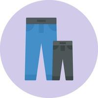 icono de vector de pantalones