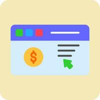 Pay Per Click Vector Icon