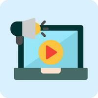 Video Marketing Vector Icon