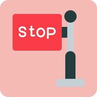 Stop Vector Icon