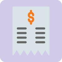 Bill Vector Icon