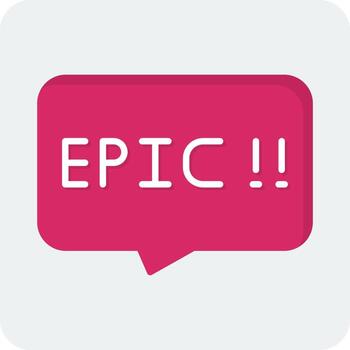 épico vector icono