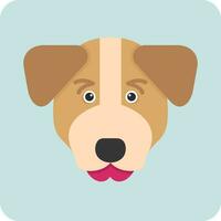 Jack Russell terrier vector icono
