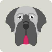 English Mastiff Vector Icon