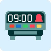 Digital Clock Vector Icon