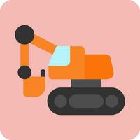 Excavator Vector Icon