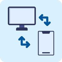 File Transfer Vector Icon