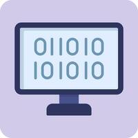 Binary Code Vector Icon