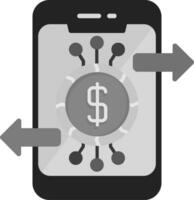 icono de vector de banca en línea
