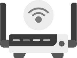 icono de vector de enrutador wifi