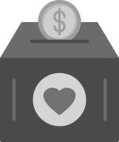 icono de vector de donación