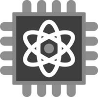 Quantum Computing Vector Icon