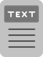 Text Vector Icon