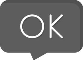 Ok Vector Icon