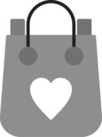 icono de vector de bolsa de compras