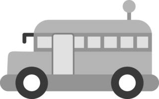 icono de vector de autobús escolar