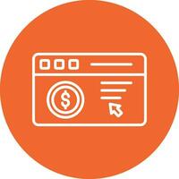 Pay Per Click Vector Icon