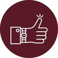 Thumbs Up Vector Icon