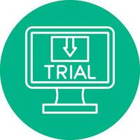 free trial Vector Icon