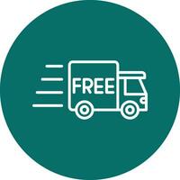 Free Delivery Vector Icon