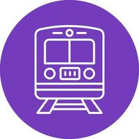 icono de vector de tren