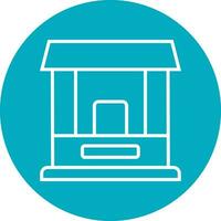 Ticket Window Vector Icon