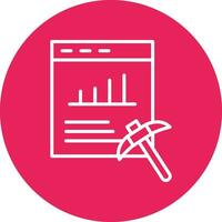 Data Mining Vector Icon