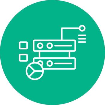 icono de vector de base de datos