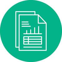 Data Report Vector Icon