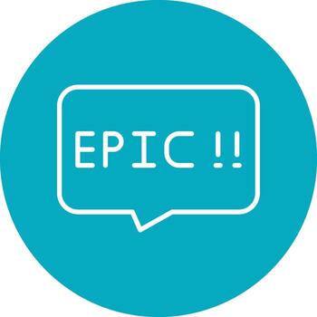 épico vector icono
