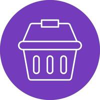 Shopping Basket Vector Icon