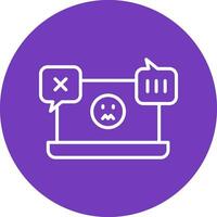 Cyberbullying Vector Icon