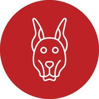 Doberman Vector Icon