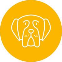 Mastiff Vector Icon